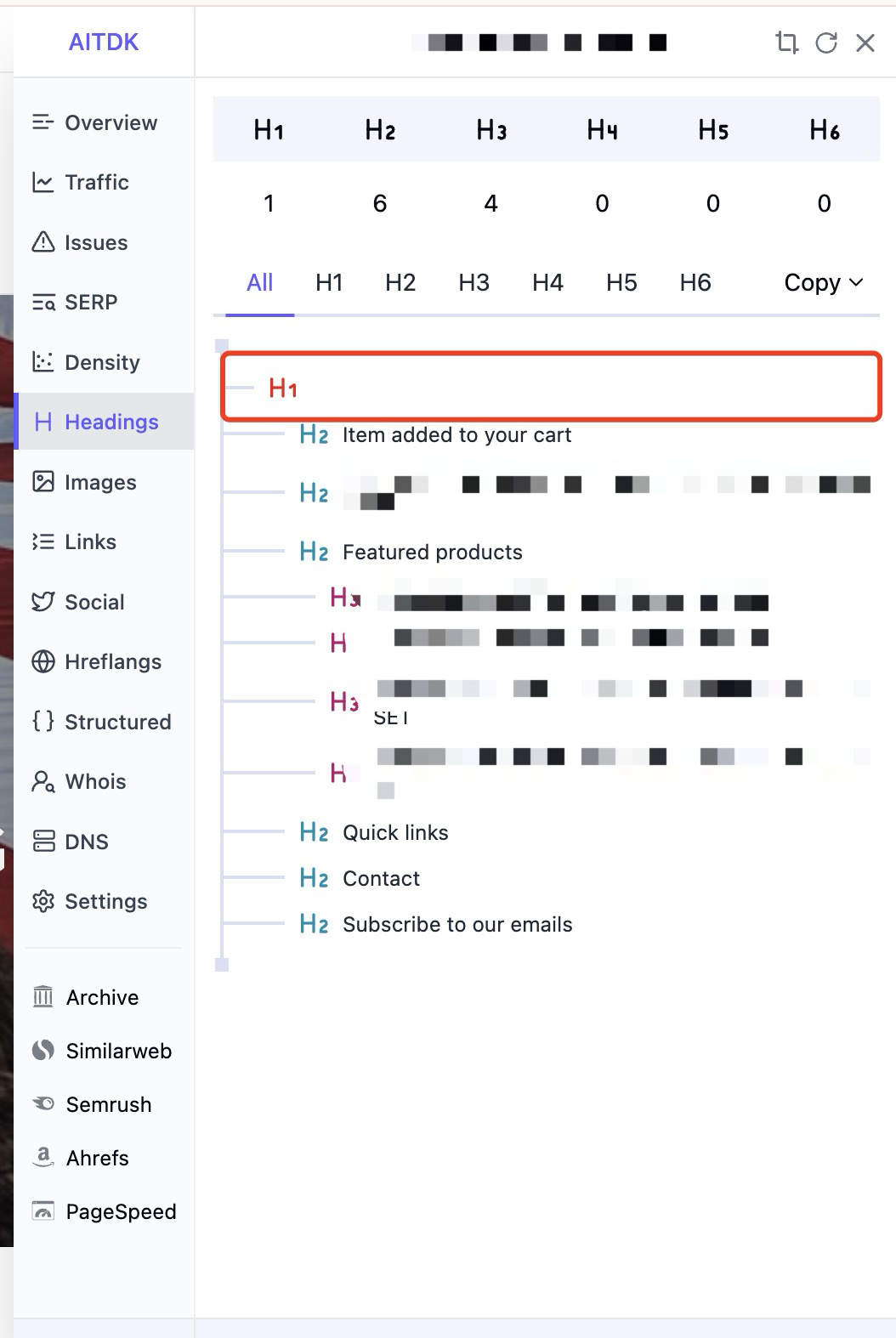 SEO Extension Check